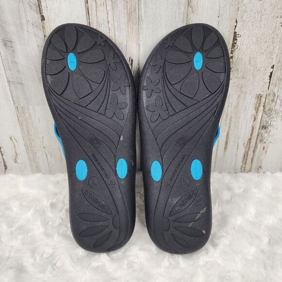 Okabashi Blue Breeze Flip Flop Sandals Size Large 9.5-10.5 - Picture 6 of 10